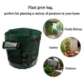 thumbnail image 2 of Juego de 4 bolsas de de patatas para plantas de jardín, macetero con solapa, duradero, reutilizable Zulema Jardinera de contenedores de cultivo, 2 of 8