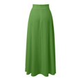 thumbnail image 5 of Falda midi recta para mujer: color liso, tejido de alta calidad, versátil para salidas diarias, primavera/verano/otoño, 5 of 5