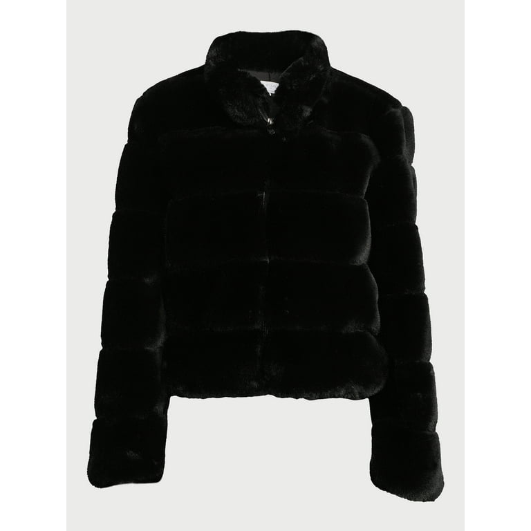 Sofia Jeans Women s Faux Fur Chubby Jacket Sizes XXS 3XL