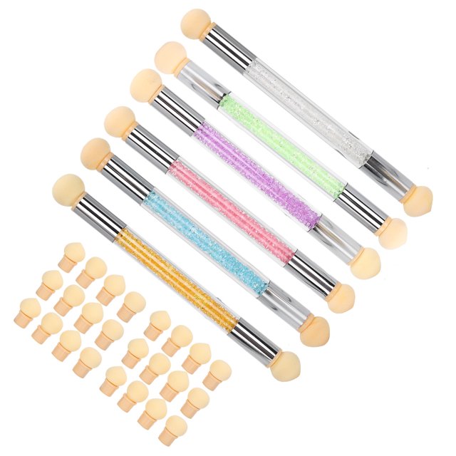 Herramienta De Arte De Uñas De Esponja Cepillo De Uñas De Esponja De Finura Uniforme Tienda De Manicura De Salón De Belleza Extraíble Tienda De Salón Para El Hogar ANGGREK Otros