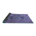 thumbnail image 2 of Ahgly Company Indoor Square Abstract Blue Modern Area Rugs, 8' Square, 2 of 4