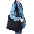 thumbnail image 3 of BESTYASH Tote De Lona Negro Y Espacioso Con Para Mujer, 3 of 8