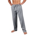 thumbnail image 2 of LWavelet Mens Lightweight Linen Lounge Pants Elastic Waist Drawstring Sleep Pants Gray L, 2 of 7