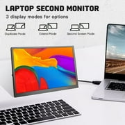LESOWN Portable Monitor 8.9 inch Laptop Additional Touchscreen USB-C HDMI 1920x1200 IPS LCD Second Screen for Smartphone PC Laptop