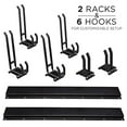 thumbnail image 4 of RaxGo Multifunctional Wall-Mounted Garage Tool Storage Rack, 8-Piece Organizer, 4 of 6