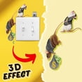 thumbnail image 2 of Micesterpiece Mouse Hole Wall Decal - 3D Vinyl Sticker for Kids’ Room Decor & Home Spaces, 2 of 10