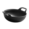 thumbnail image 4 of Siruishop Marmite en Fonte Casserole Ustensiles de Cuisine Marmite pour Usage Domestique Randonnée Extérieur 20cm, 4 of 8
