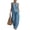 Sky Blue, variant on 2 Piece Sets for Women Sleeveless Halter Neck Linen Tank Top Causal Wide Leg Pants Matching Set Beach Vacation Outfits, M