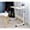 Érable, variante sur Soges Bureau d'Ordinateur Debout avec Roulettes, Bureau Latéral Mobile, Bureau Assis Table à Hauteur Réglable Brun Vintage 23,6 Pouces
