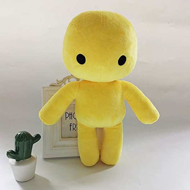 Peluche Wobbly Life – Hombre Amarillo Y Pulpo De 25-30 Cm, Almohada Decorativa Para Fans Del Videojuego – Regalo Original