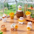 thumbnail image 4 of Dusknt Mini Resin Sunflower Ornaments, Assorted Kawaii Craft Figurines, Multipurpose Diy Decor Accessories for Dollhouse Landscaping, Terrarium Scene and Tablereliable Decor, 4 of 4