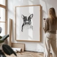 thumbnail image 2 of Big city life - Illustration Dog Animal Black and White Humor Surrealism Sketch Oak Framed Wall Art Print 18 x 24 inches, 2 of 15