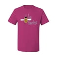 thumbnail image 2 of Wild Bobby, Be Fearless Buzzing Bee Pop Culture Men's Graphic T-Shirt, Fuschia, Medium, 2 of 3