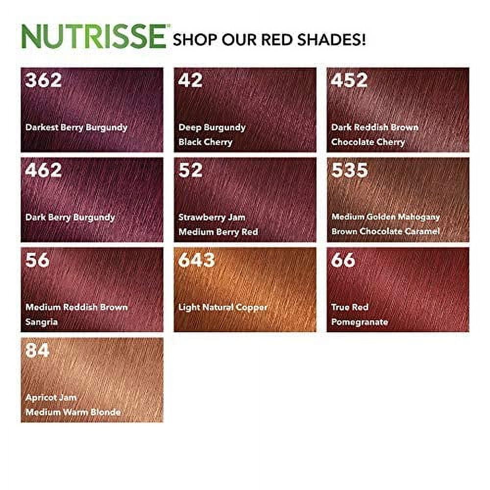 Garnier Nutrisse Nourishing Creme Hair Color - Sangria Red (56) - 2 Count Bundle