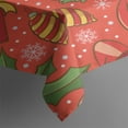 thumbnail image 3 of Merry Christmas Tablecloth Wrinkle Resistant Washable Tablecolths Table Covers Winter Snowflake Tablecloth for Christmas Birthday Wedding Graduation Rectangle,60x84inches, 3 of 5