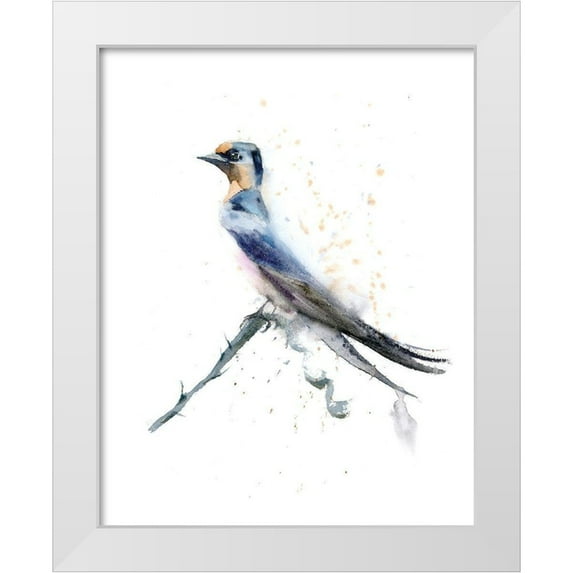 Shefranov, Olga 26x32 White Modern Wood Framed Museum Art Print Titled - Look Out