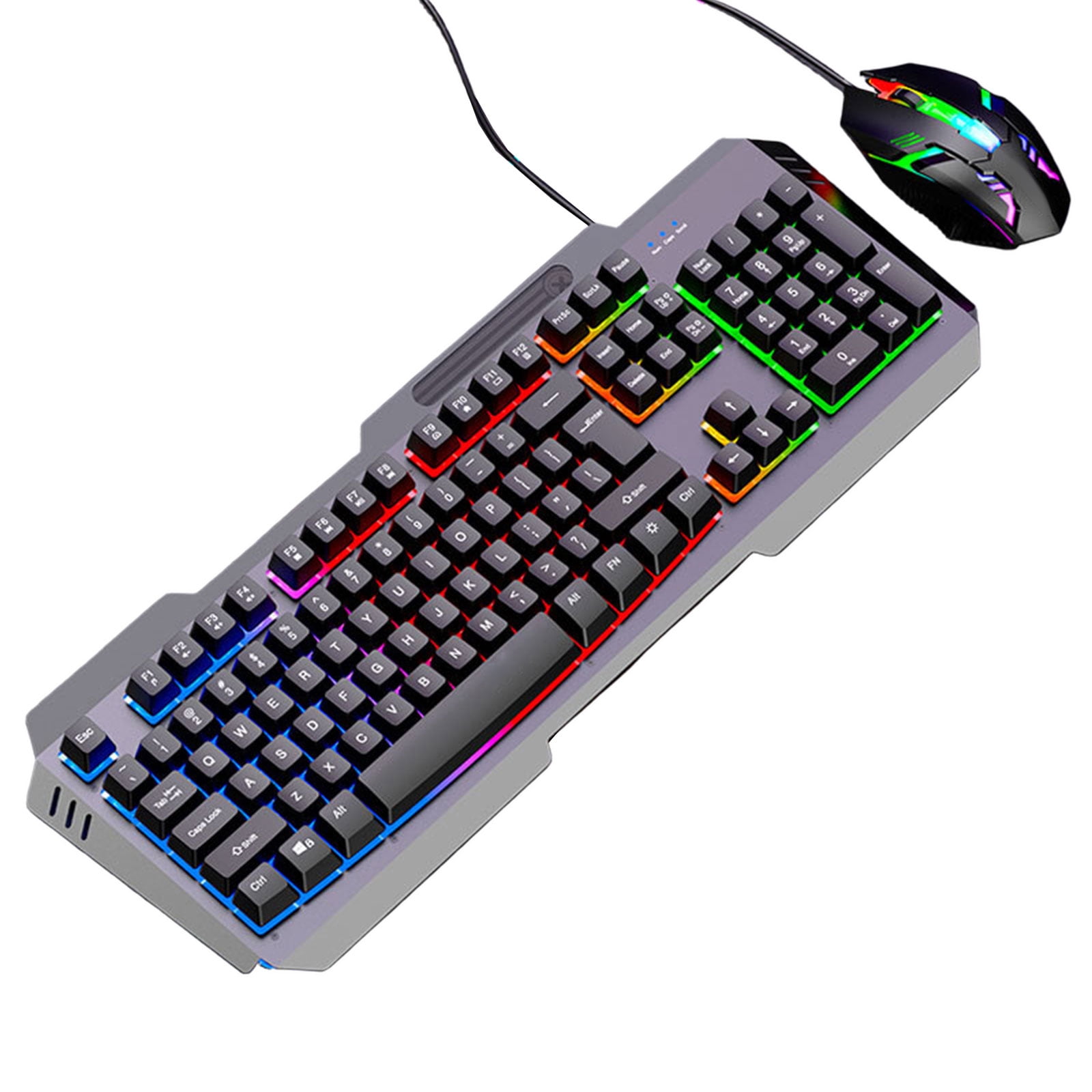 DS600 Metal Corded Keyboard With Option 1.50m Cable And Fast Response For Competitive Gaming
