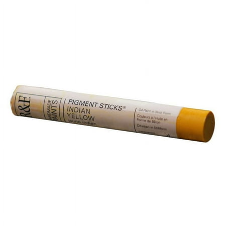 UPC: 0836943005914 | R&F Handmade Paints Pigment Stick 38ml Indian Yellow