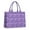 Purple Butterfly Pattern-1, variant on Large Capacity Tote Bag,Purple Butterfly Pattern Handbag Fashion Luxury Tote Bag,15.7"x13"x 5.1" Inches,Laptop Compatible