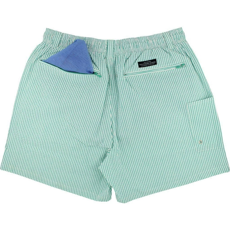 Southern marsh seersucker swim trunks online