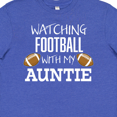 thumbnail image 4 of Inktastic Watching Football with my Auntie Youth T-Shirt, 4 of 5