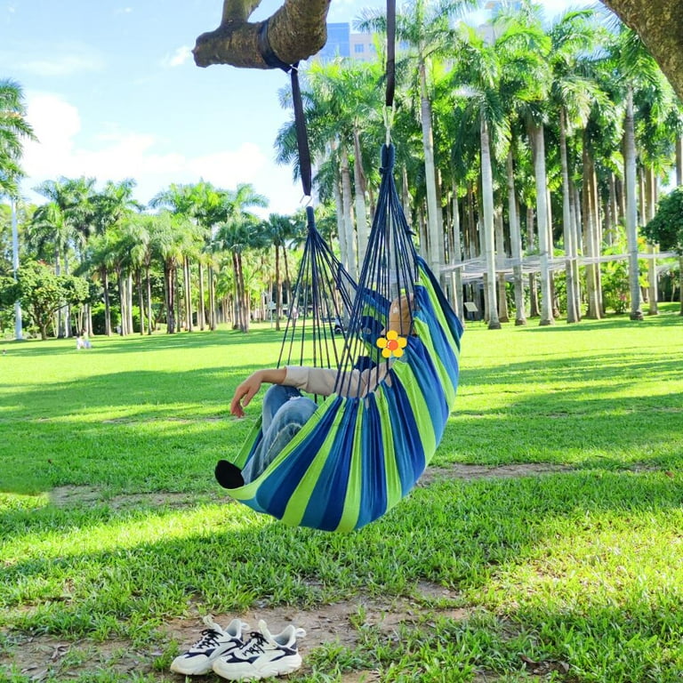QUANFENG QF Large Porch Hanging Hammock Chair, Indoor QUANFENG QF Large Porch Hanging Hammock Chair, Indoor