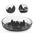 thumbnail image 4 of Pet Life 'Cirlicue' Cuenco moderno para mascotas de alimentación lenta con forma de montaña, 4 of 6