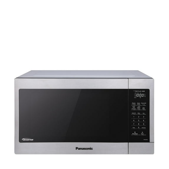 Restored Panasonic NN-SC73LS 1.6 Cubic Ft. Countertop Microwave Oven with 1200W Inverter Cooking (Refurbished)