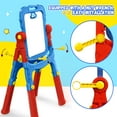 thumbnail image 6 of Art Easel for Kids - Adjustable Double-Sided Rotatable Magnetic White Board with Painting Accessories, Preschool Learning Toy for Girls 3-5 Years Old,Ideal Christmas Birthday Gift （Blue）, 6 of 7