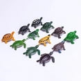 thumbnail image 5 of Tortoise Statue Turtle Figurines Miniature Figurines 20Pcs Realistic Turtle Statue Home Decor Kids Favor Decorations, 5 of 8