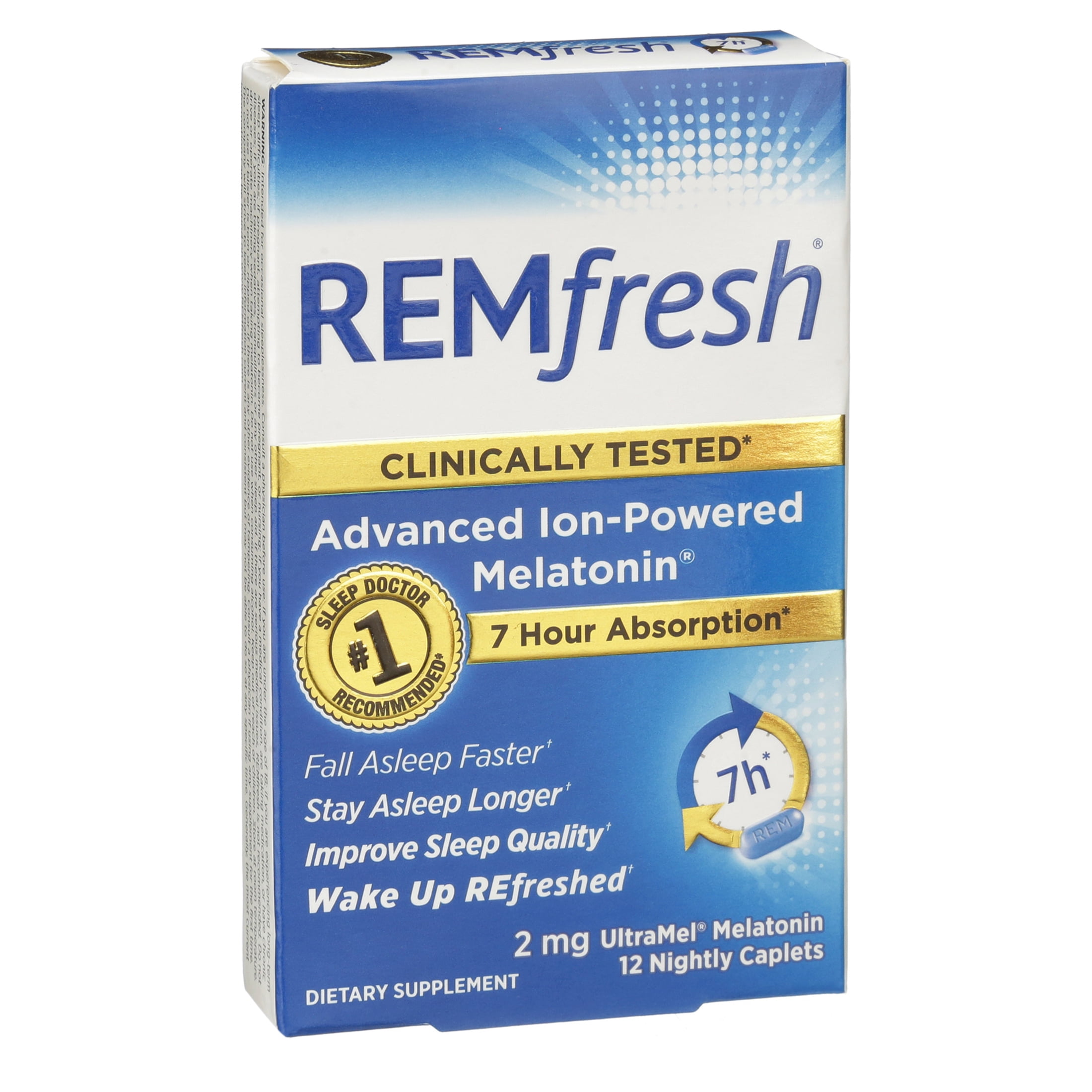  REMfresh 2mg Advanced Melatonin Sleep Aid Supplement