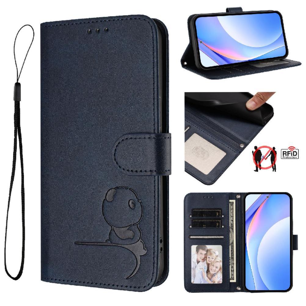Phone Case for Nokia G310 Pu Leather Card Slots Holder Kickstand Rfid Blocking Magnetic Flip Folio