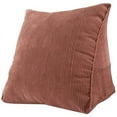 thumbnail image 1 of Almohada de cuña triangular, almohada de respaldo de lectura, respaldo de cama, respaldo de posicionamiento, almohada para cama, sofá, respaldo, lectura, silla de oficina (15,75 × 14,17 × 7,87, 1 of 6