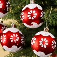 thumbnail image 4 of 30/6 piezas de bolas navideñas galvanizadas, adornos colgantes para árbol de Navidad, adornos de bolas navideñas para fiestas de Año Nuevo, decoración del hogar, 4 of 5