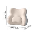 thumbnail image 3 of Back & Lumbar-fitted Chair Cushion, Soft Comfortable Breathable Slow-rebound Memory Foam Seat Pad, for Home / Office / Student Dormitory / Classroom Chairs, 3 of 6