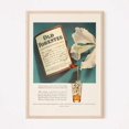 thumbnail image 3 of Cartel publicitario retro de alcohol, whisky, vino, cerveza, impresión en lienzo, decoración de pared retro y cuadros colgantes de los años 80, 3 of 5