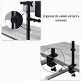 thumbnail image 4 of Soporte De Monitor Dual Labg Para Monitor Y Portátil Negro, 4 of 5