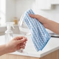 thumbnail image 2 of REGALWOVEN Microfiber Cleaning Cloth, 12 Pack Highly Absorbent Lint Free Rags Reusable and Washable Cleaning Towels Multi 10" x 10", 2 of 7