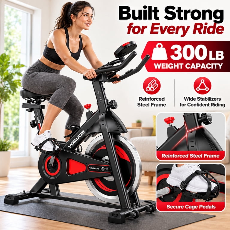 Yosuda Indoor Cycling Bike, 300 Lb Capacity photo 5