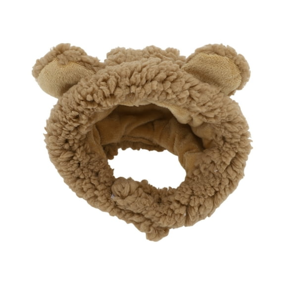 Unique Bargains 1 Pc Funny Eye-catching Pet Headwear for Halloween Brown
