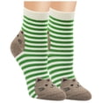 thumbnail image 3 of Womens Colorful Cotton Socks with Playful Animal Prints Fun and Comfortable Casual Crew Socks, 3 of 9
