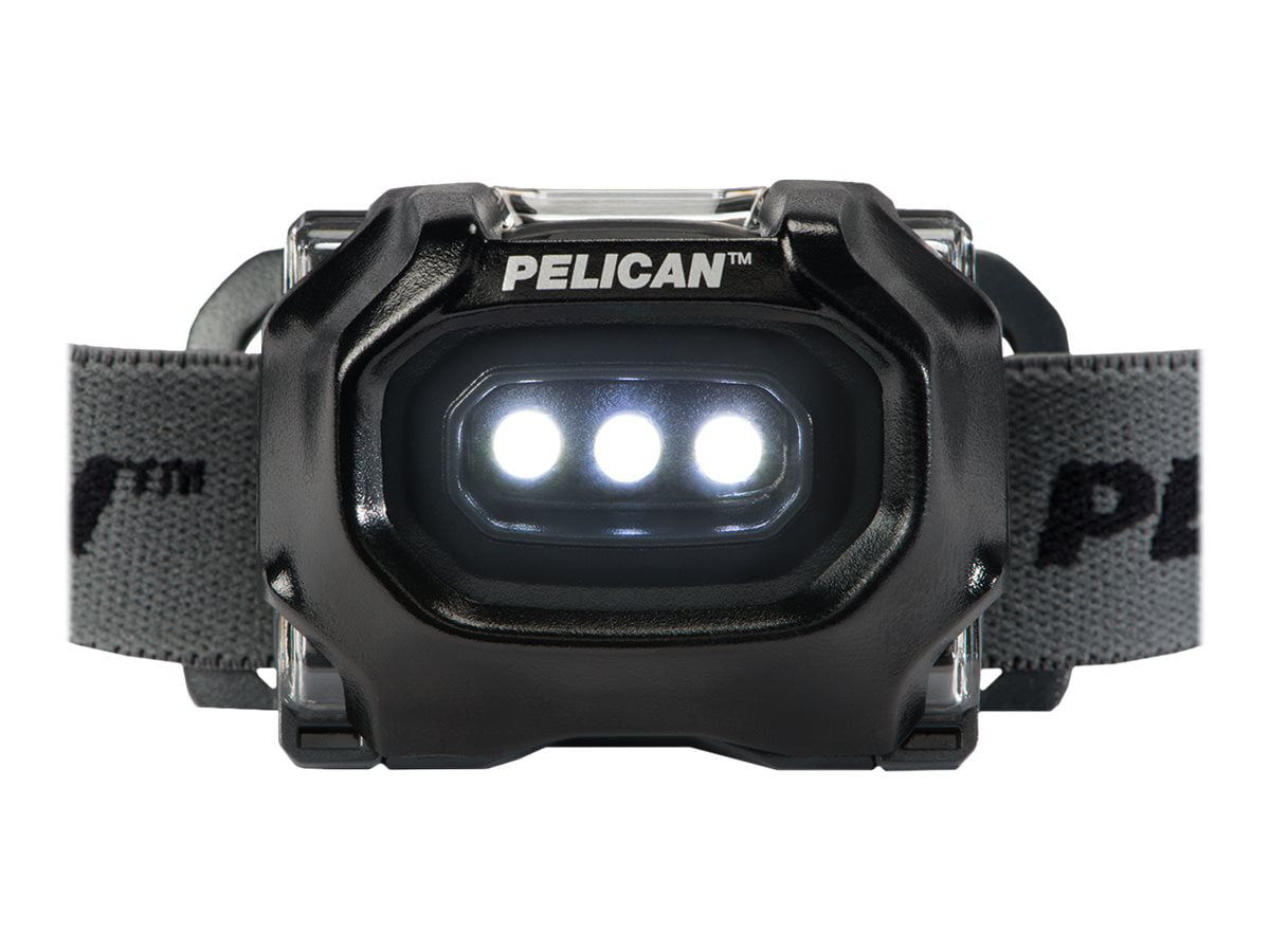 Peli 2750 LED headlite,Battery level indicator,Pivoting head,Red night vision 