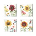 thumbnail image 1 of Great Art Now Sunflower Splendor by Beth Grove 4 Piece Canvas Art Set Each 14"W x 14"H, 1 of 5