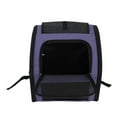 thumbnail image 1 of Cat Backpack Carrier, Cat Traveler Backpack Adjustable Breathable 4 Ventilation Grids Built In   For Small Medium Pets For Outdoor Purple,Grey, 1 of 8