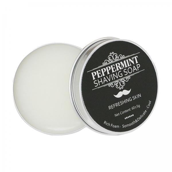 2x 60g de jabón de afeitar para hombres crema de barbero suave en caja de aluminio proporciona un afeitado suave un artículo y para Salvador Dali Jabón de afeitar