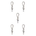 thumbnail image 1 of Transemion 1/2/3/5 Towel Clip Clothes Rack Laundry Clamp Fine Workmanship Compact Size Metal Clothing Hanger Rustproof Kitchen Gadget Type 3 5PCS, 1 of 6