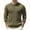 001_Army Green, variant on JGNGSHN Men's Ribbed Knit Lightweaight Sweaters Casual Long Sleeve Polo Sweater Collared Button V Neck Polo Shirts Solid Pullover Shirts