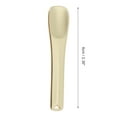 thumbnail image 4 of Unique Bargains 2 Pcs Mini Makeup Cosmetic Spoon Hangable Rectangular Facial Mask Spatula Gold Tone, 4 of 6