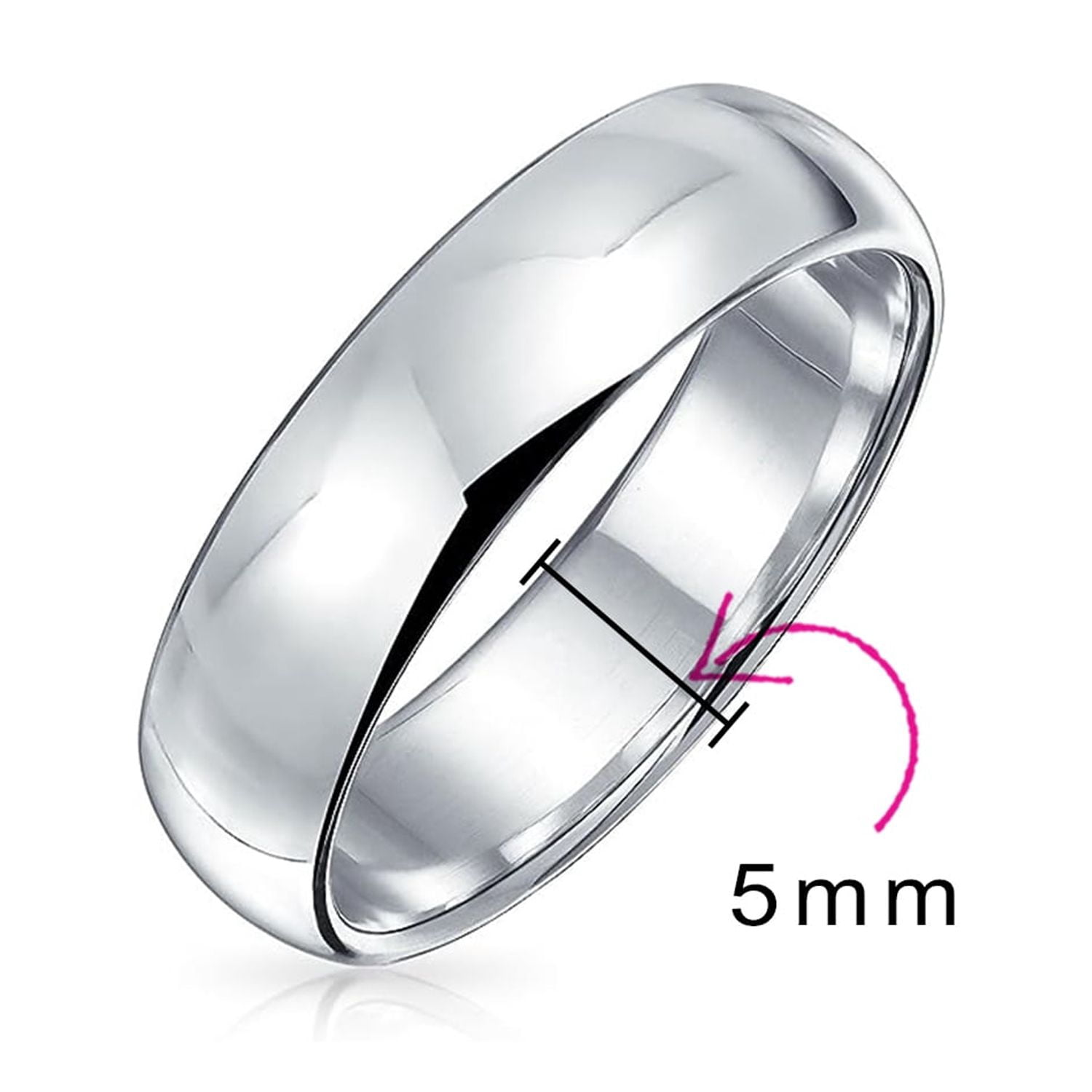 Alliances Couple Ajustables Fil Rouge En Argent Sterling S925 - Bagues De Promesse, Mariage, Saint-Valentin - 3