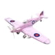 thumbnail image 1 of Kits de construcción de caza 1:48, avión DIY, regalo de cumpleaños, decoración de escritorio para niños, adorno para adultos, rompecabezas 3D, modelo rosa, 1 of 8
